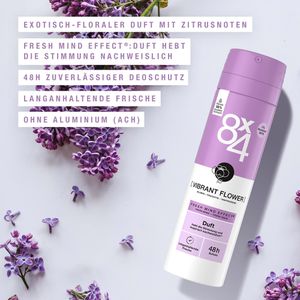 Produktbild für Deodorant 8x4 Vibrant Flower, Spray