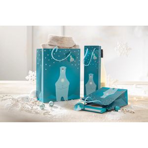Produktbild für Geschenktüte Sigel GT052 Polar bear with candle