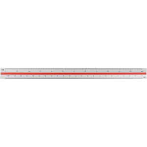 Produktbild für Dreikantmaßstab Rumold 195/1/30 Aluminium, 30cm