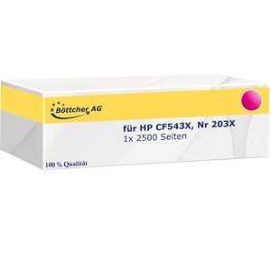 Produktbild für Toner Böttcher-AG für HP 203X, CF543X