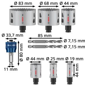 Produktbild für Lochsäge Bosch PRO Multi Material PC Plus, 9-teilig