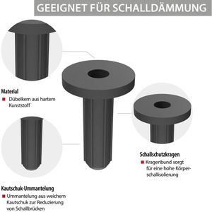 Produktbild für Dübel Tox 018100142, Schallschutzdübel Sonic KB