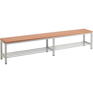 Umkleidebank SZ-Metall 55203-1, Sitzfläche Holz, 200 cm