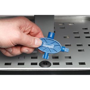 Produktbild für Aschenbecher VAR B35, 21270, silber, für Outdoor, mit Dach