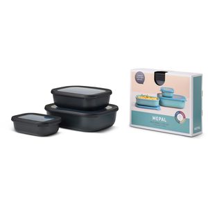 Frischhaltedose Mepal Cirqula eckig, aus Kunststoff