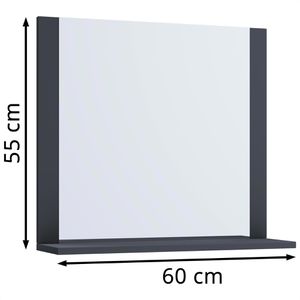 Produktbild für Wandspiegel VCM Lendas 915166, rechteckig