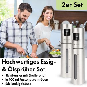 Produktbild für Ölsprüher Proficook PC-EOS 1270, silber, aus Edelstahl