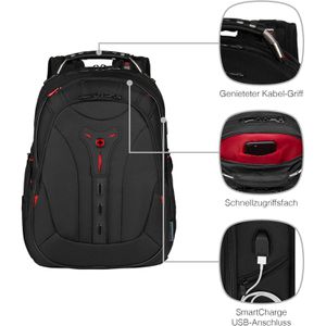 Produktbild für Laptop-Rucksack Wenger Pegasus Deluxe, 606492, schwarz