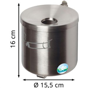 Produktbild für Aschenbecher VAR WH16, 3223, für Outdoor, mit Deckel