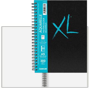 Produktbild für Aquarellpapier Canson XL Aquarelle, Buch, A5