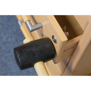 Produktbild für Gummihammer BrüderMannesmann 709-75, Kopf-Ø 75mm