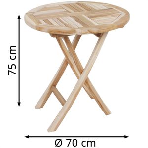 Produktbild für Gartentisch Garden-Pleasure JAVA, Teakholz