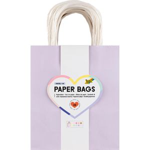 Produktbild für Papiertüten Folia Pastell M, 21249, bunt
