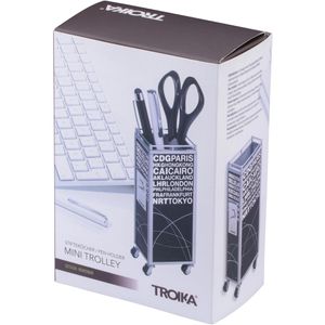 Produktbild für Stiftehalter TROIKA PHO07/BK, Flugzeugtrolley