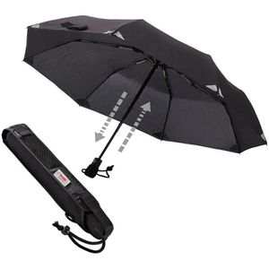 Regenschirm Euroschirm Light Trek Automatic schwarz, sturmfest