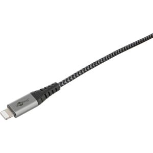 Produktbild für Ladekabel Goobay 49269, grau, 2m
