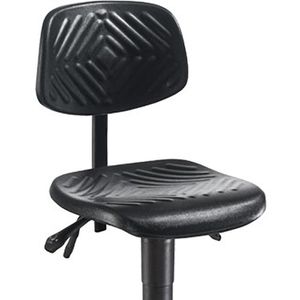 Produktbild für Arbeitsstuhl meychair W1-H-PU-FS6, schwarz