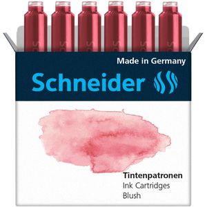 Füllerpatronen Schneider Pastell Blush, rot