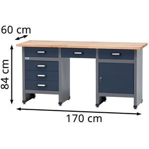 Produktbild für Werkbank Küpper blau