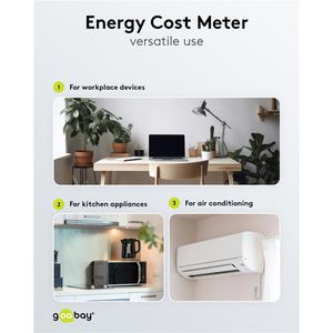 Produktbild für Energiekostenmessgerät Goobay 64590