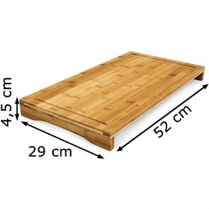 Produktbild für Schneidebrett Relaxdays 10017614 XL, Bambus
