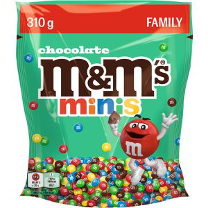 Schokobonbons M&Ms Minis Chocolate, Family Pack