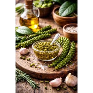 Produktbild für Pfeffer Ostmann ganze Körner, eingelegt, grün