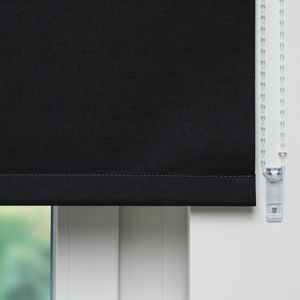 Produktbild für Rollo Liedeco Uni, verdunkelnd, schwarz