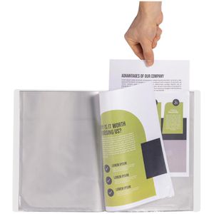 Produktbild für Sichtbuch Pagna 21011-02 Office, aus PP, A4