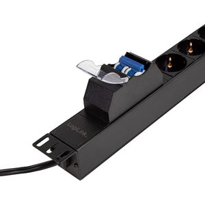 Produktbild für Steckdosenleiste LogiLink PDU6C02 PDU mit 2m Kabel