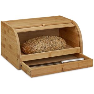 Brotkasten Relaxdays 10020230, Bambus