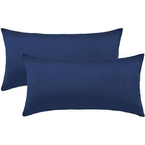 Kissenbezug NatureMark Jersey, Navy blau