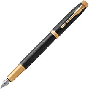 Produktbild für Füller Parker IM Premium Black/Gold G.C., Feder F