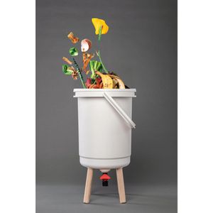 Produktbild für Komposter Juwel Bokashi Sensei, beige, aus Kunststoff und Holz