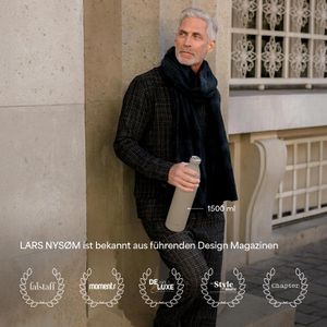 Produktbild für Trinkflasche LARS-NYSØM Ren Taupe Brown