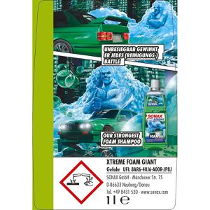 Produktbild für Autoshampoo Sonax Xtreme FoarmGiant, mit Apfelduft