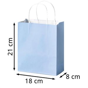 Produktbild für Papiertüten Folia Basic M, 21839, bunt