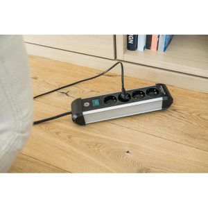 Produktbild für Steckdosenleiste Brennenstuhl Premium Alu, 1,8m