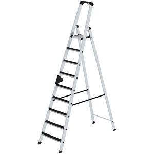 Stehleiter MUNK 41509, nivello-Leiterfüße, mit Plattform