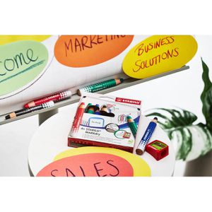 Produktbild für Whiteboardmarker Stabilo MARKdry 648, rot