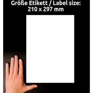 Produktbild für Magnetschilder Zweckform J8867-5, weiß