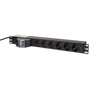 Produktbild für Steckdosenleiste LogiLink PDU6C02 PDU mit 2m Kabel