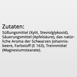 Produktbild für Kräuterbonbons True-Mints Schwarze Johannisbeere