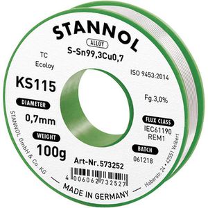 Produktbild für Lötzinn Stannol KS115 ROM1, Flussmittel, bleifrei