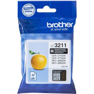 Produktbild für Tinte Brother LC-3211BK schwarz