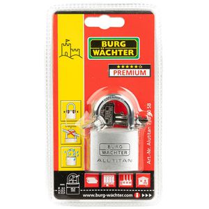 Produktbild für Vorhängeschloss Burg-Wächter Alutitan 77040SB 40mm