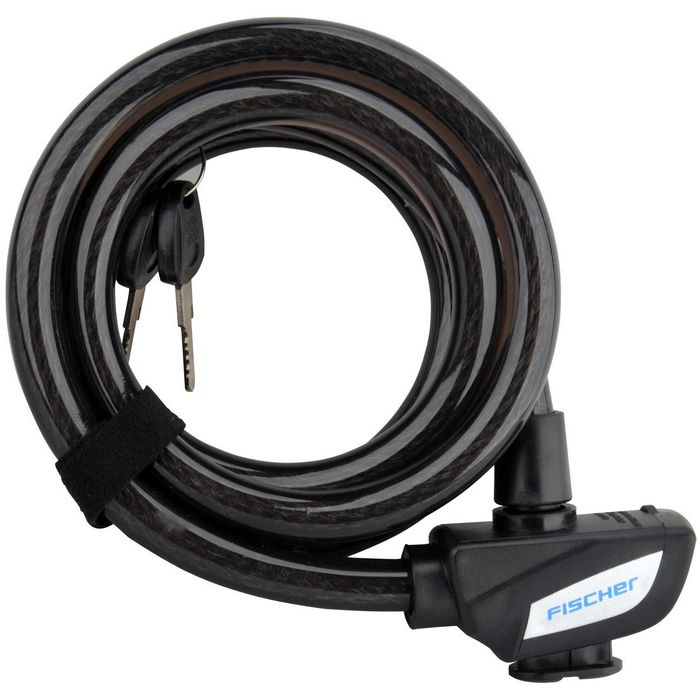 Fischer-MTS Fahrradschloss 85911, Kabelschloss, Lnge 180cm,  Sicherheitslevel 4  Bttcher AG