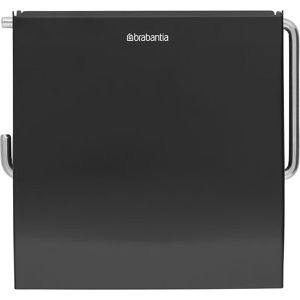 Produktbild für Toilettenpapierhalter Brabantia Classic, schwarz matt