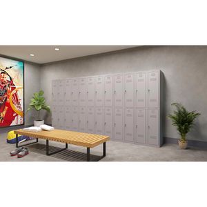 Produktbild für Spind Phoenix PL1230GGK, lichtgrau