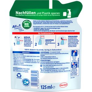 Produktbild für Glasreiniger Sidolin Mix&amp;Clean Cristal, Konzentrat